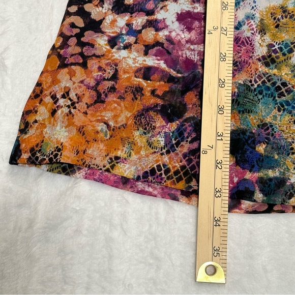 Suzi Chin for Maggy Boutique Fun Colorful Animal Print DresS Size 0P - Picture 10 of 11